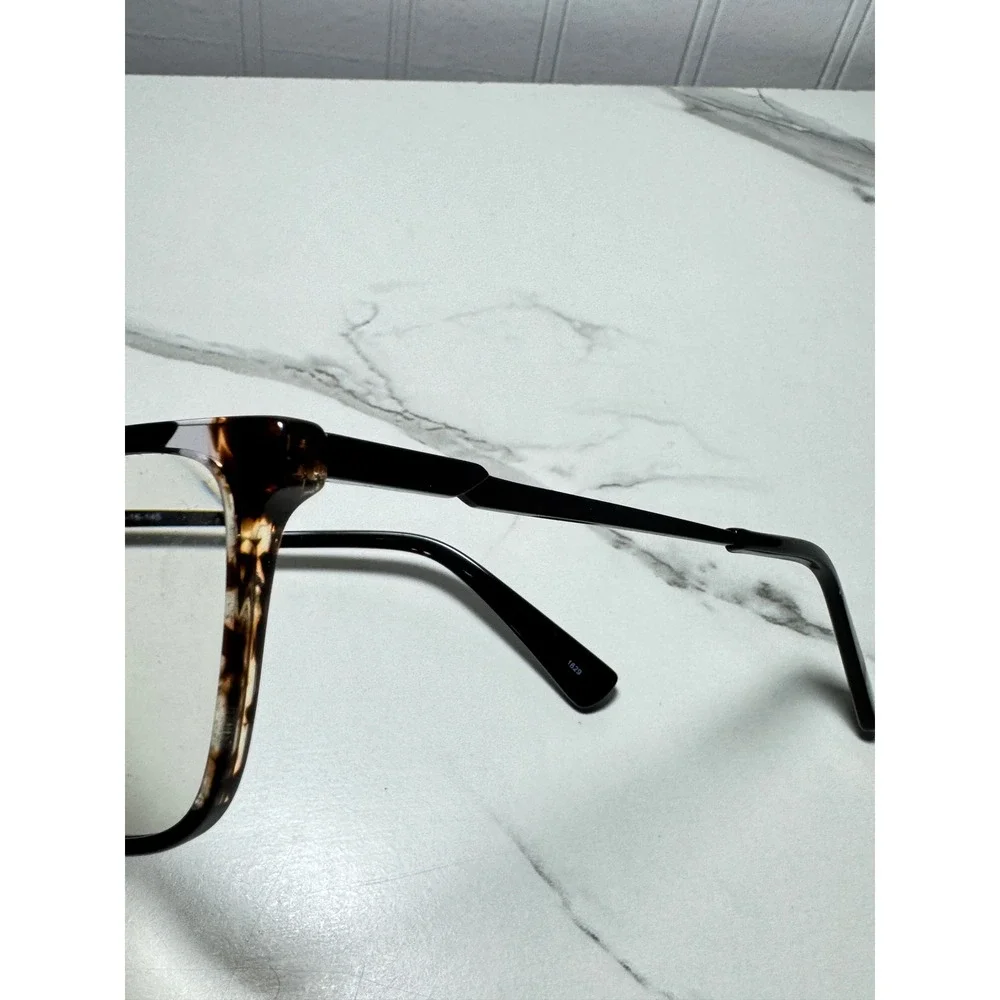 Chelsea Morgan CM 20214 Black Tortoise Rectangular Eyeglasses Frames 54-16-145